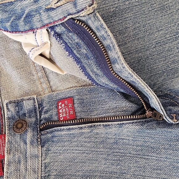 CHAPS  Straight Leg Jeans, Mens 30x32, Blue, EUC - Picture 8 of 11